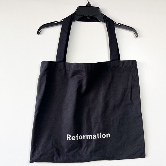 Reformation Handbags - Reformation black tote bag